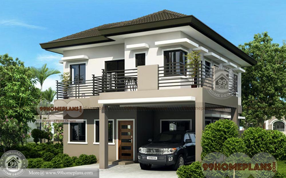 Newest 2 Story 4 Bedroom House Plans, Popular Concept!
