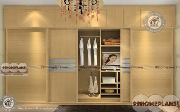 Modular Wardrobes Designs With Small Inexpensive Bedroom