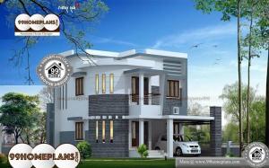 Contemporary Small House Plans - Home Elevation, Two Story New Ideas