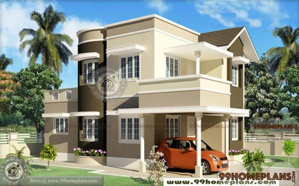 3 Bedroom Kerala House Plans New Double Floor Stylish Home Designs