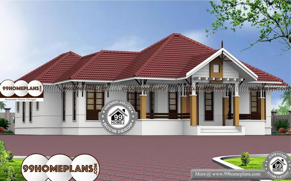 4 Bedroom Single Story House Plans - 1 Story 2000 sqft-Home