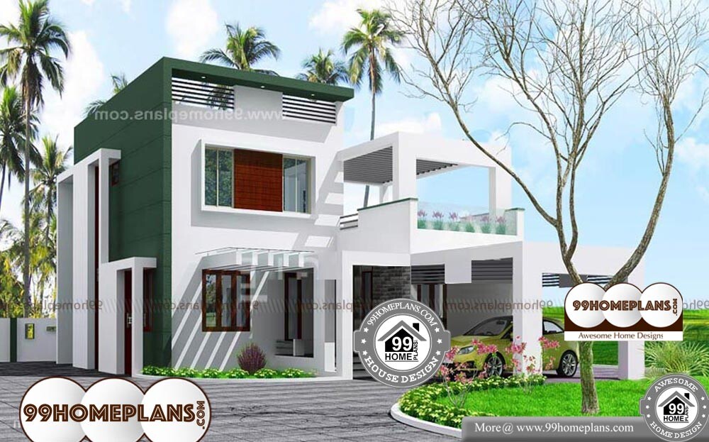 Box Type House Front Elevation 2 Floor Home Plans Best Indian Ideas