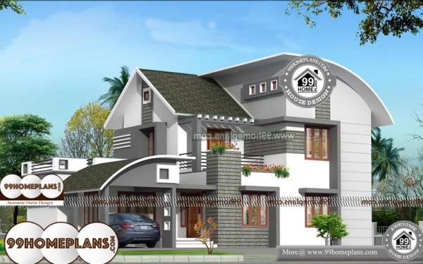 Fusion Style Home Plans - Simple Double Story House Design Collections