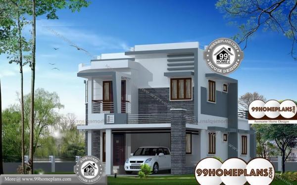 Front Designs Of Indian Houses with Home Elevation Two Story New Ideas