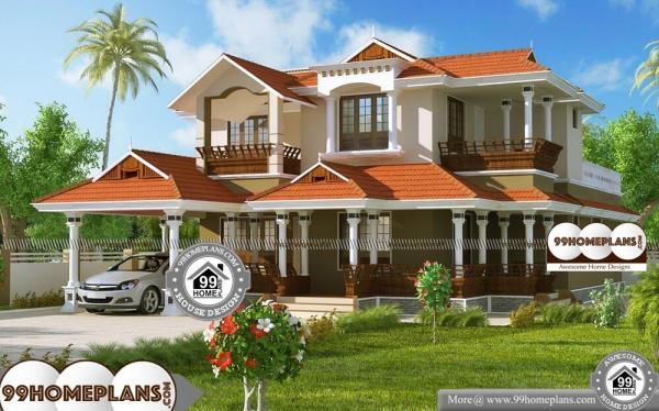 Latest Model House Plans In Kerala with Traditional Plans Free Download