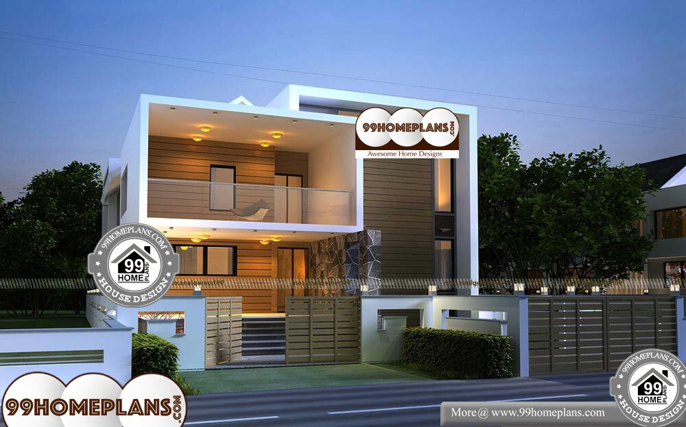 Small Urban House Plans Double Floor New Style Modern Home Designs