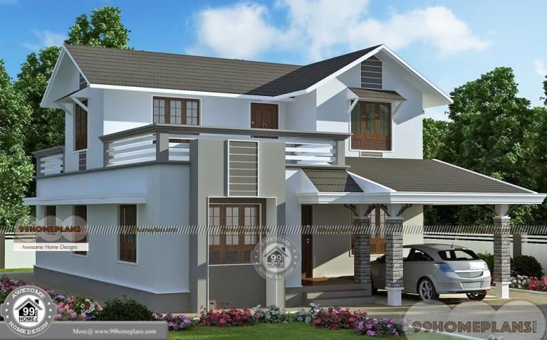 Architectural Plan Of A House with Two Story Modern Collections Online