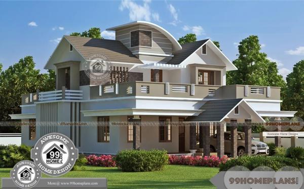 Contemporary Double Storey House Design with Elegant & Pretty Styles