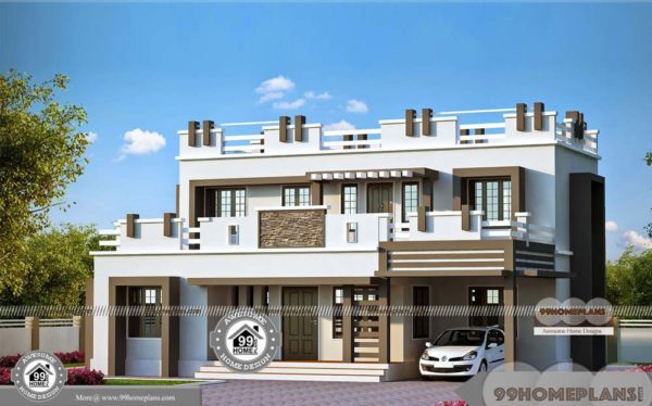 Designers And Architects Plan Images of Two Story Indian Style Homes