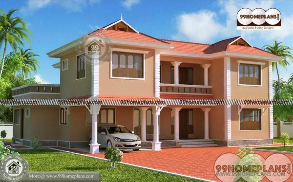 Large House Plans with Double Story Pakistani Home Design Elevations