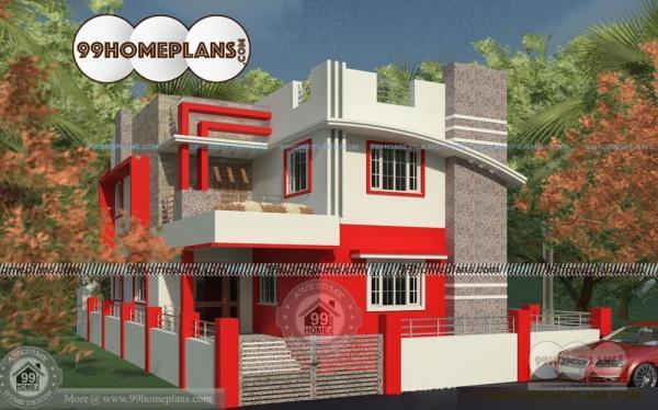 Most Beautiful House Plans Indian Style First Class 2 Floor Low Cost Ideas