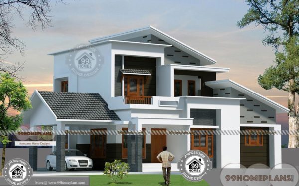 2 Story 3 Bedroom House Plans With Simple Elegant New Arch Patterns