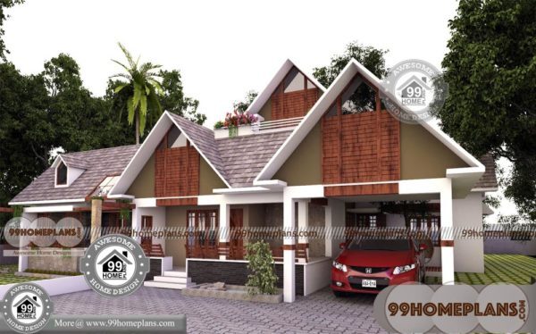 4 Bedroom Single Storey House Plans Kerala Modern Less Expense Plans