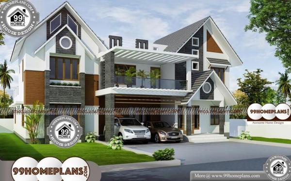 Affordable 4 Bedroom House Plans & Traditional Large Home Collections