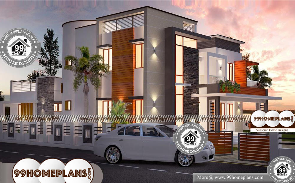 Economical 4 Bedroom House Plans Contemporary Indian Style Homes