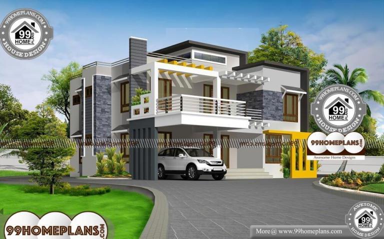 Modern Box House Plans with Double Floor Box Type Contemporary Plans