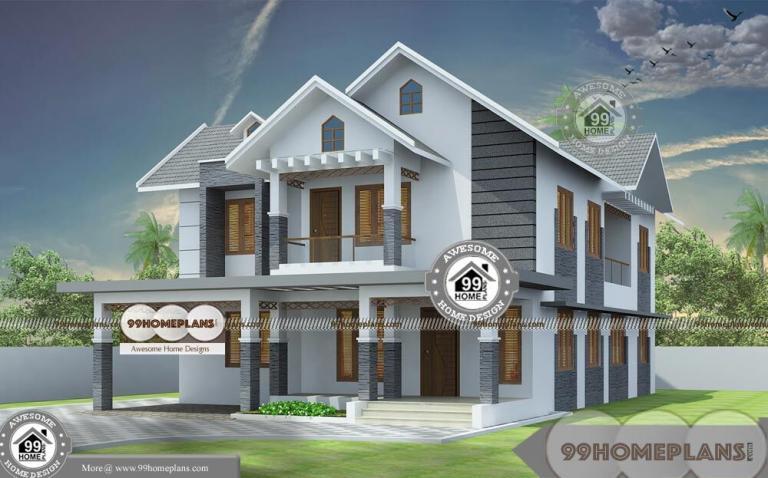 Contemporary House Blueprints With Less Expensive Modern 2 Floor Plan