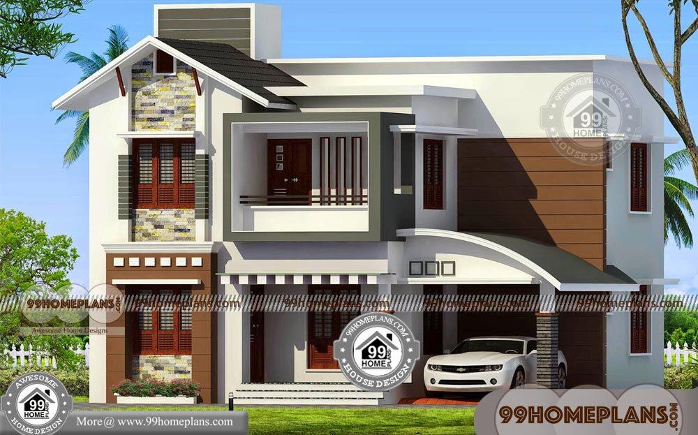 Double Storey House Plans With Balcony Best Contemporary Home Idea