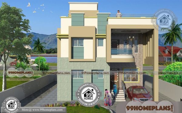 House Front Elevation Simple Designs With Low Cost Cute 2