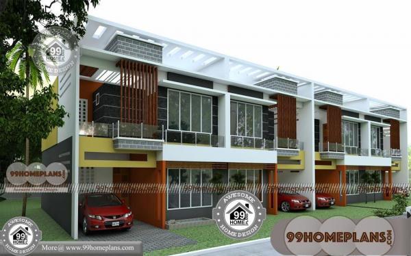 Ideas For Small Apartments With 2 Story 4 Bedroom City Style Flats Model