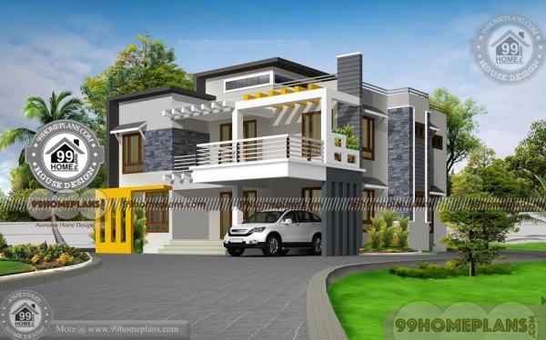 Modern Box House Plans with Double Floor Box Type Contemporary Plans