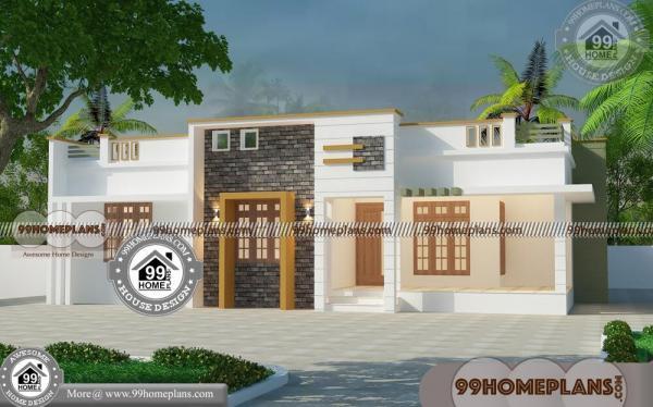 Three Bedroom Modern House Plans with 1 Floor Grand Collections Free