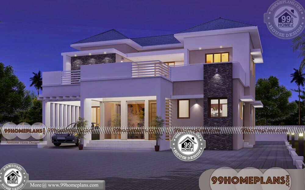 Traditional Indian House Plan And Collections With 3D Elevations Design