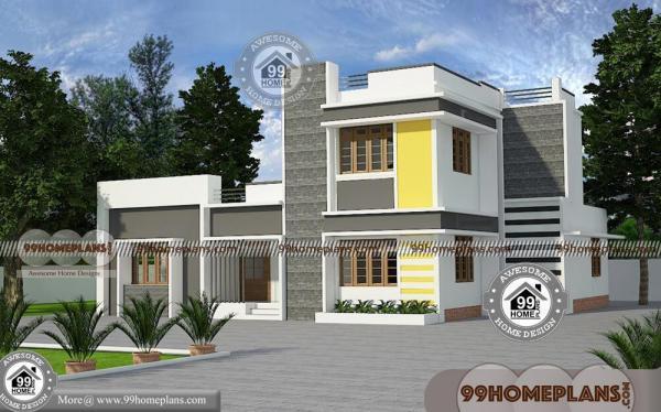 Typical Floor Plan Of A House with 2 Floor 1953 sq ft Flat Pattern Designs