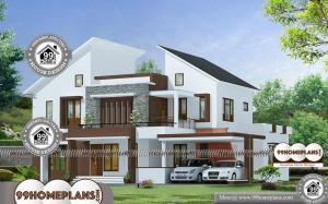 Double Story Homes Designs with 3D Elevations | Low Cost Free Plans