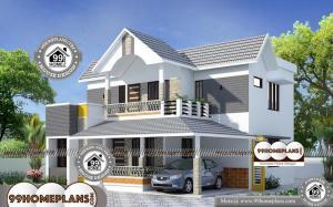 Kerala Traditional Homes | 2 Floored Modern Arch House & Villa Designs