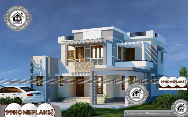 New Kerala House Plans with Photos 90+ Small 2 Storey Homes Plans