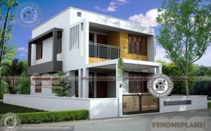 Box Design House | Two Story Home Plan Elevation | New Style Collection