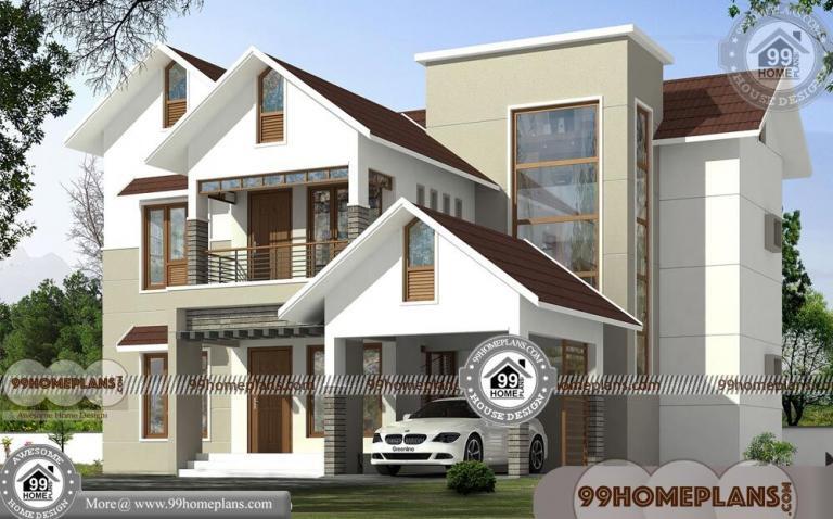 2 Storey House Design Plans | Free Modern House Floor Plans Online