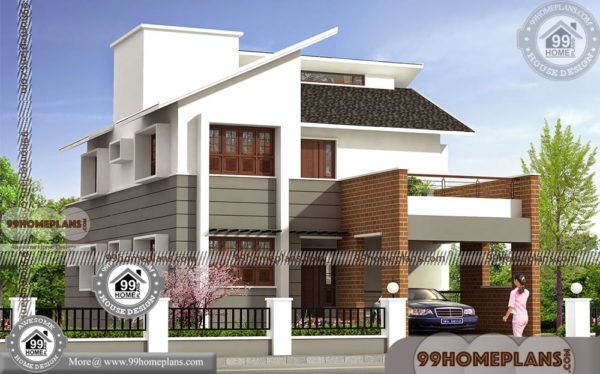 2 Storey House with Contemporary Style Latest Exterior Design Plans Free