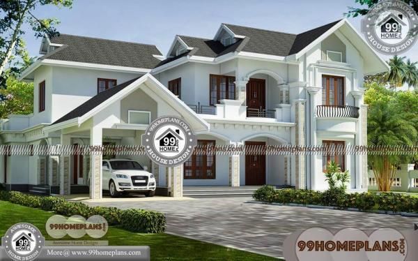 2 Story House | Best Traditional Low Budget Modern Home Floor Plans