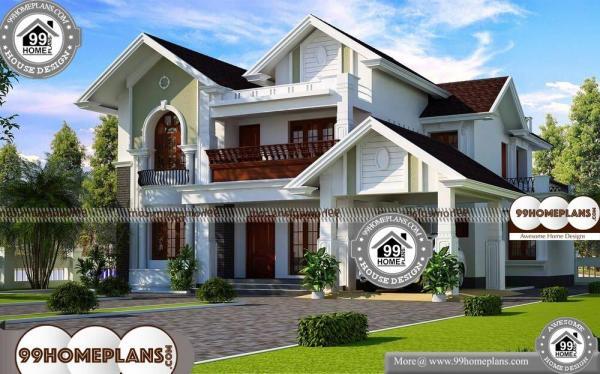 4 Room House Plan | Kerala Traditional Style 2 Floor Simple Home Ideas