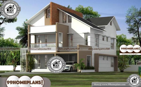 Arabic House Plans Two Storey 5 Bedroom Modern Home Structures   Arabic House Plans 2 Story 2784 Sqft Home 600x374 