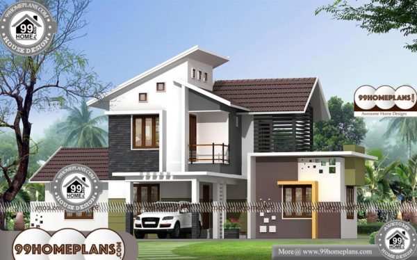 Contemporary Home Style with Double Storied Stylish House Collections