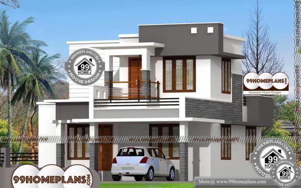 Duplex House Plans | Two Floor City Type Narrow Lot Modern Home Ideas