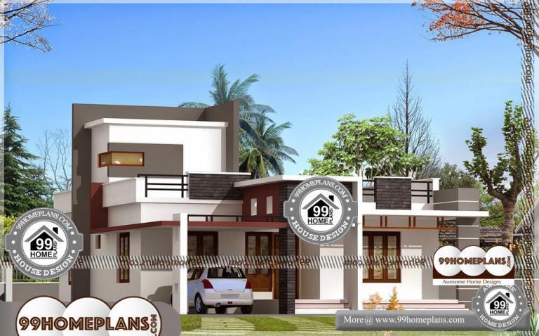 Home Decoration Design | Single Storey Flat Roof Modern House Plans