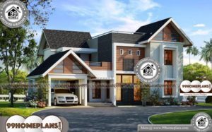 Home Plans With Cost To Build | Two Story Contemporary House Designs