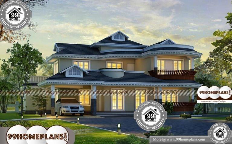 Indian Modern House Plans With Photos | Two Story Traditional Homes