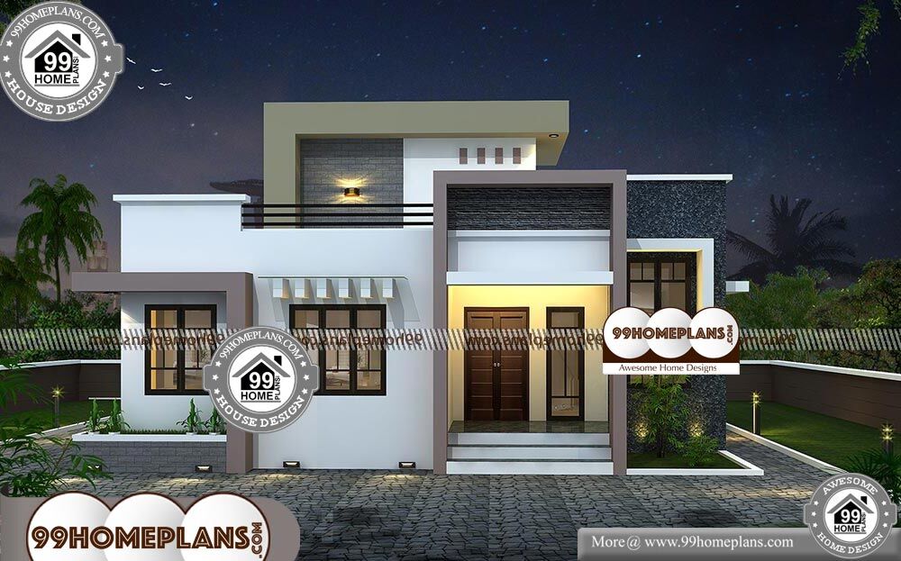 Low Cost Two Storey House Design Cost Effective 3D Elevation Plans