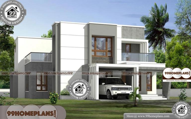 Two Storey Modern House Plans with 3D Elevations | Best 690+ Designs