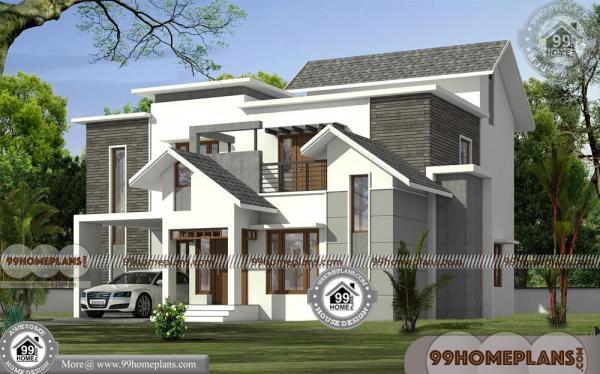 Modern Two Storey Homes with 3D Elevations | Low Cost 70+ Designs