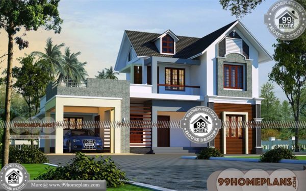 Three Bedroom House Plans Best Double Story Traditional Home Design