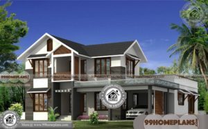 Two Story House Design Plans with 3D Elevations | Low Budget Plans