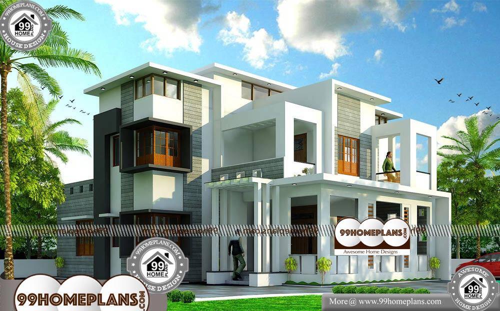 50x100 Lot House Plans Kerala Contemporary Homes 50 Modern Plan