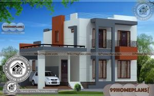 Narrow Homes Floor Plans | Best Double Storey House Design Collections