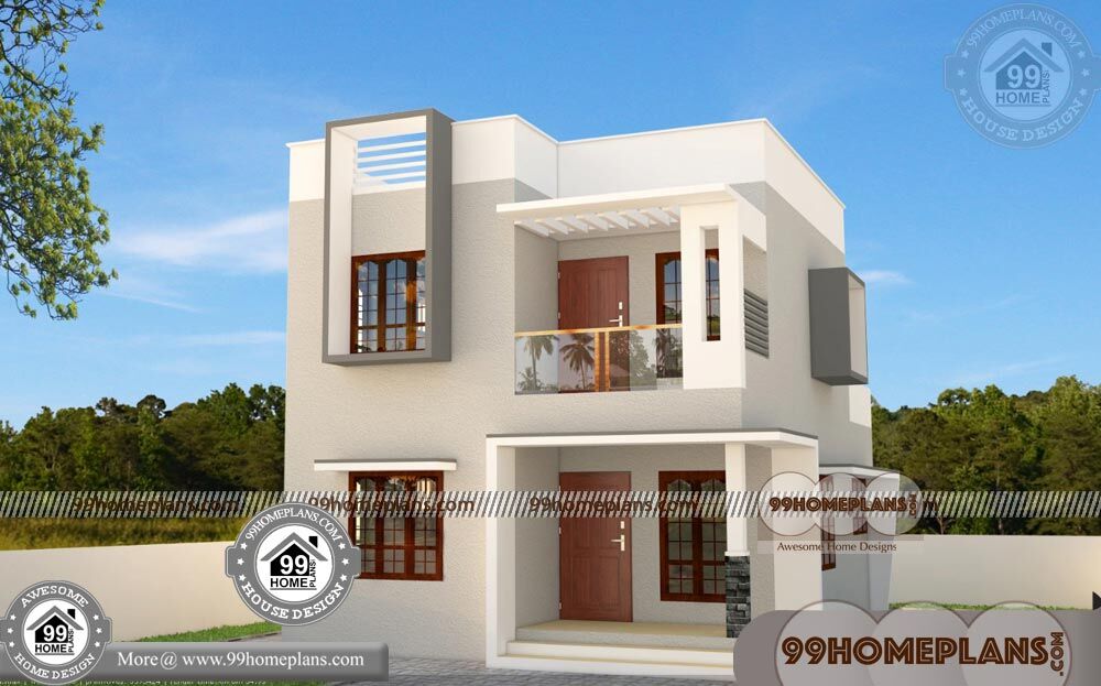 Low Cost Two Storey House Design With Floor Plan